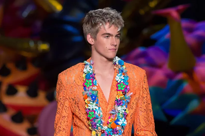 Presley Gerber on the runway at the Made LA: Moschino fashion show on June 10, 2016 in Los Angeles, USA Credit: Ralph Metzger/Alamy Live News