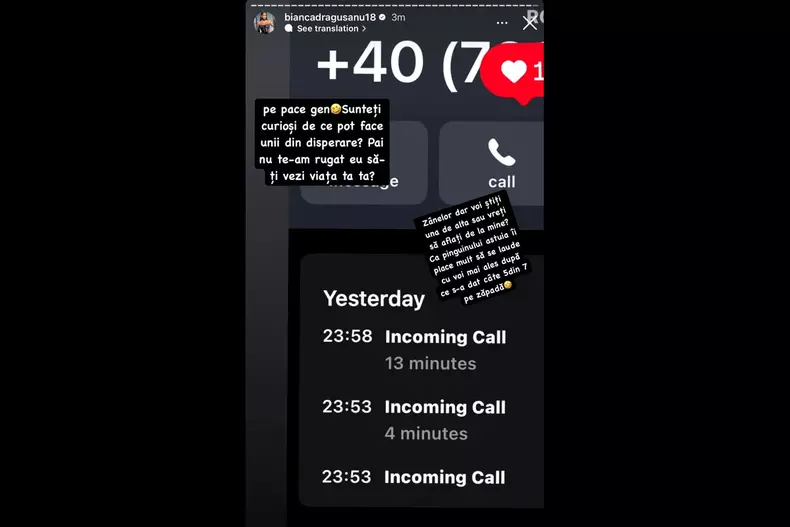 bianca dragusanu story14