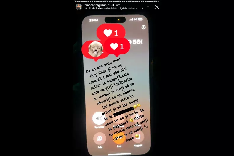 bianca dragusanu story16
