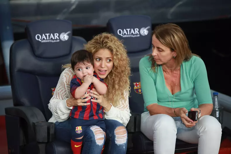Shakira and family