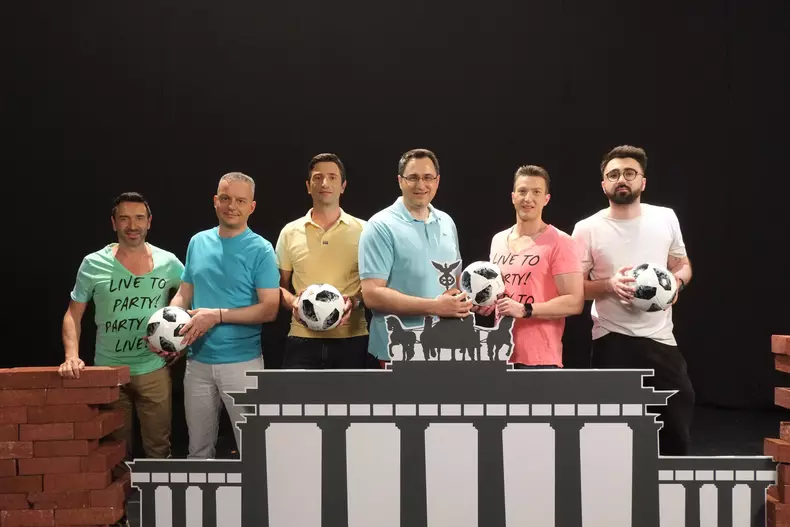 Echipa de baieti moment Germania