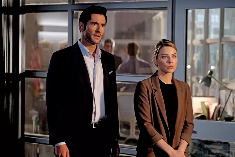 Tom Ellis si Lauren German - serialul Lucifer, Netflix
