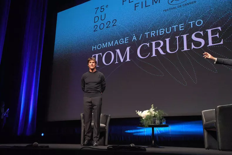 Master class de Tom Cruise lors du 75ème Festival International du Film de Cannes