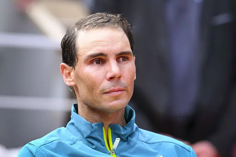 Rafael Nadal et Casper Ruud lors de la finale simple messieurs (jour 15) aux Internationaux de France de tennis de Roland Garros à Paris