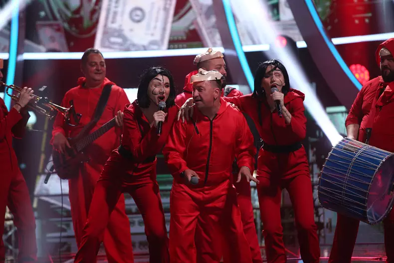 Mahala Rai Banda, apariție specială alături de surorile Odagiu în finala Te cunosc de undeva!, 9 iulie 2022