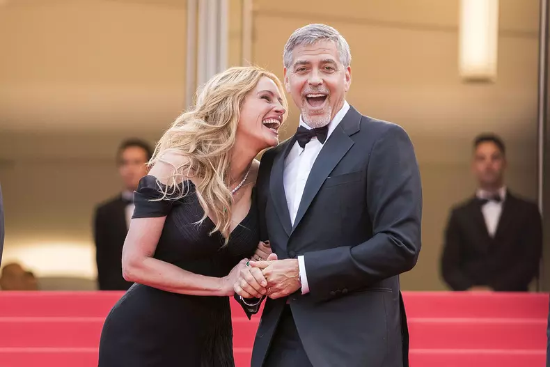 Montée des marches du film "Money Monster" lors du 69ème Festival International du Film de Cannes