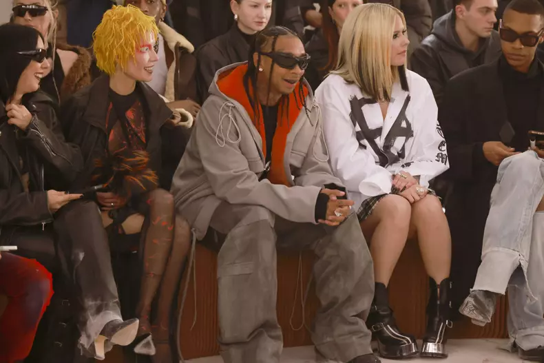 People au défilé Ottolinger prêt-à-porter automne-hiver 2023/2024 lors de la fashion week à Paris