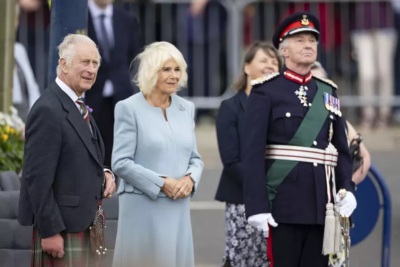 King Charles III And Queen Camilla Visit Selkirk