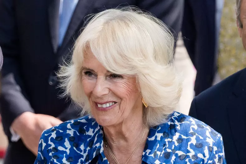 Queen Camilla visits the Garden Museum in London