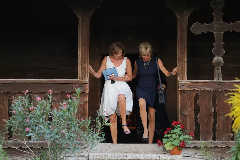 Carmen Iohannis si Brigitte Macron