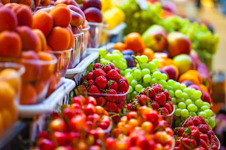 fructe in piata