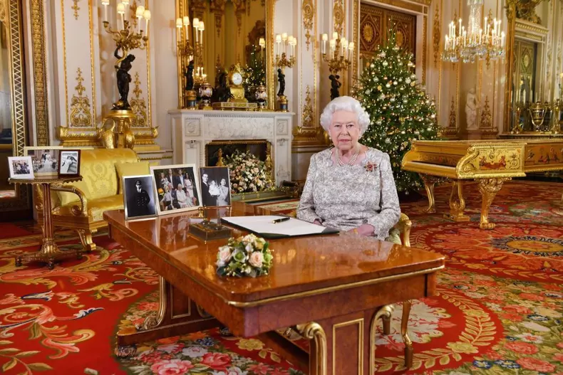 Queen Elizabeth II Christmas broadcast, London, UK - 24 Dec 2018