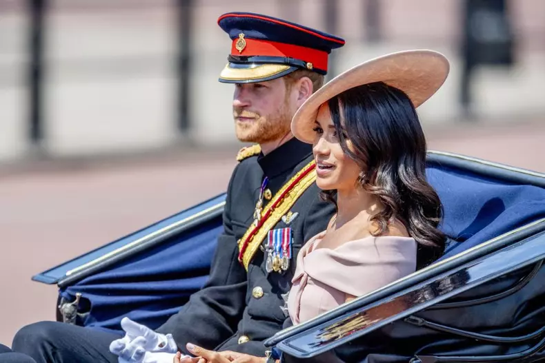 Trooping The Colour - The Queen's Birthday Parade, London, Great Britain - 09 Jun 2018