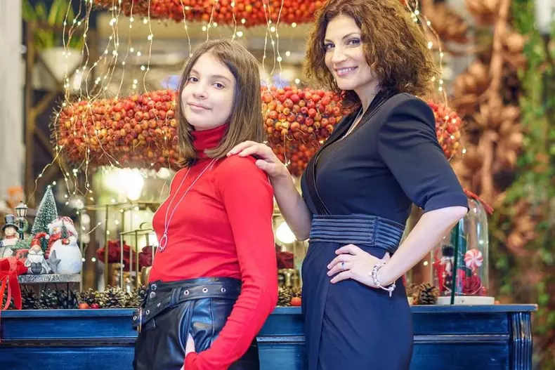 Ioana Ginghină și fiica ei Ruxandra