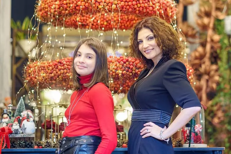 Ioana Ginghină și fiica ei Ruxandra