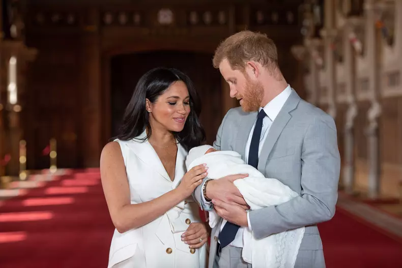 Meghan Markle, Prințul Harry și fiul lor Archie Harrison