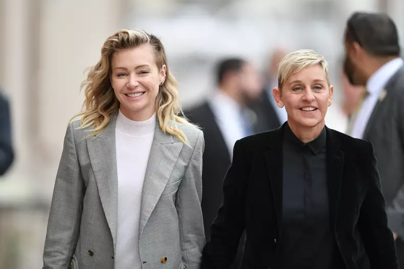 Portia de Rossi și Ellen DeGeneres