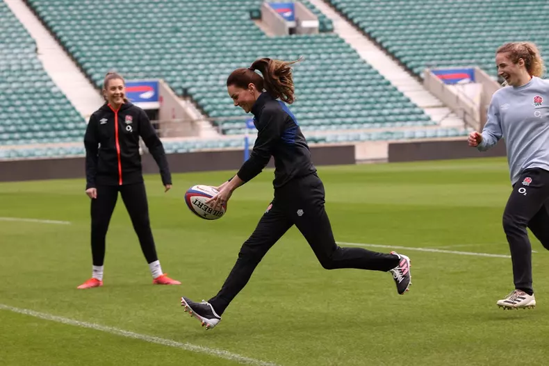 Kate Middleton at Twickenham Stadium