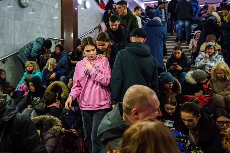 UKRAINE RUSSIA CRISIS, Kharkiv, Kharkiv Oblast, Ukraine - 24 Feb 2022
