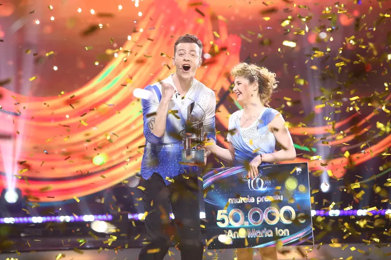 Jean Gavril și Ana câștigătorii Dancing on Ice