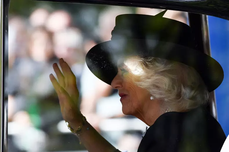 Queen Elizabeth II death - London