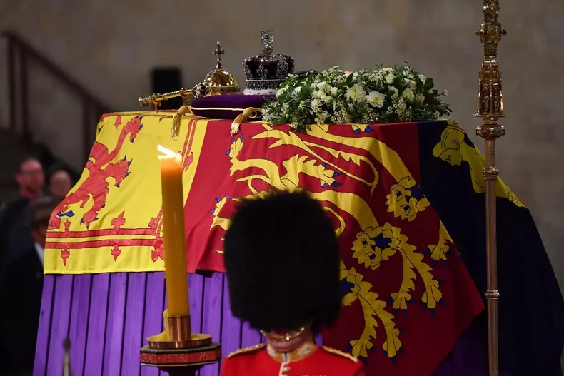 Queen Elizabeth II lying in state, Westminster Hall, London, UK - 15 Sep 2022