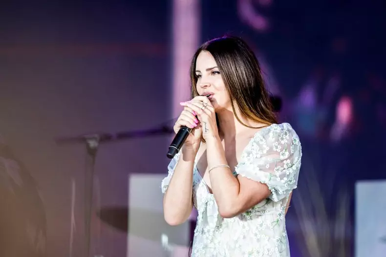 Lana Del Rey pe scena