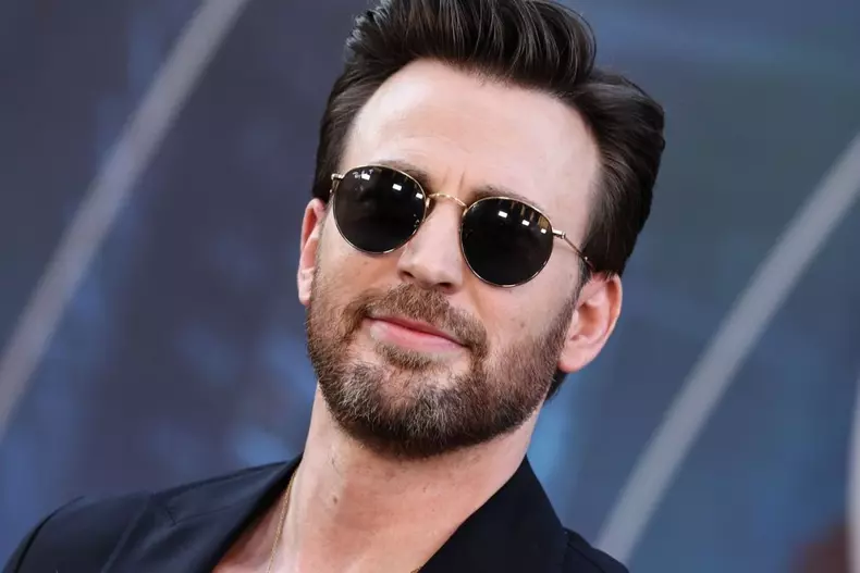 Chris Evans Grey Man