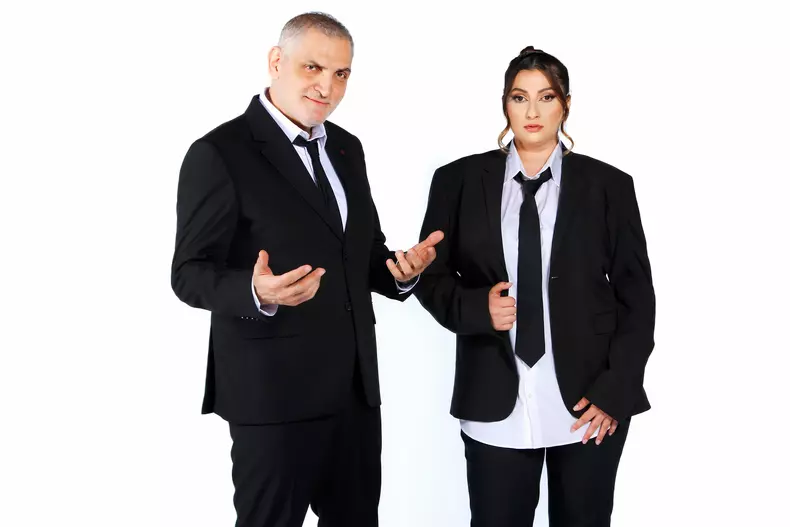 Cristina Stroe si Damian Draghici