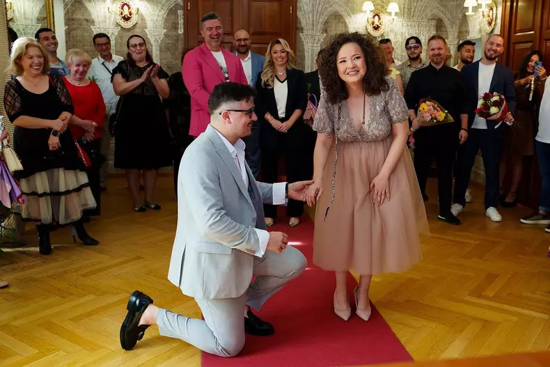 Alina Dincă cununie civilă