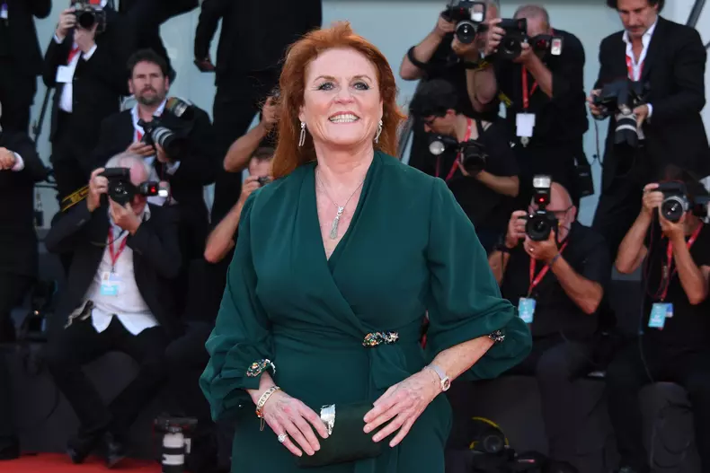 Sarah Ferguson, Duchess of York attends 
"The Son" red carpet