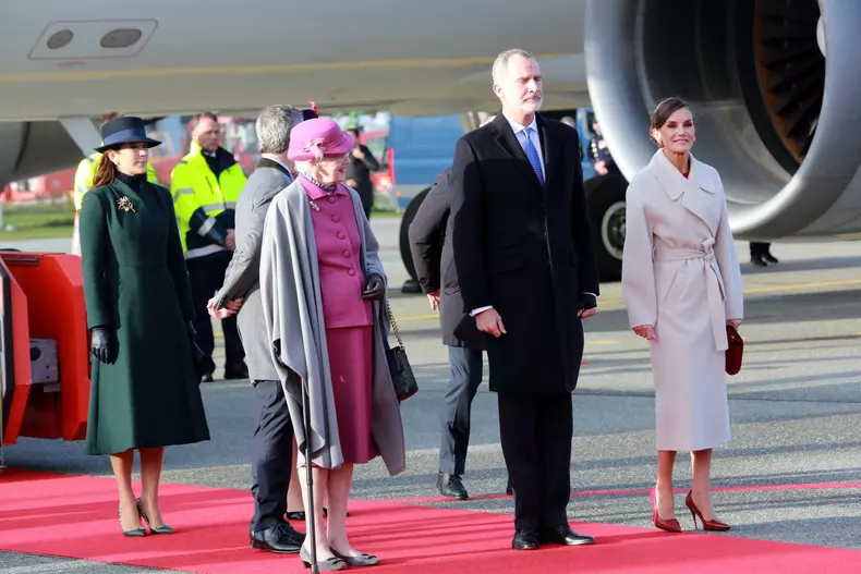 Queen Letizia and King Felipe, with Queen Margrethe, Princess Mary and Prince Frederik and Princess Benedikte   ADEL  ROYALS MONACHY KONIGLICH ROYAUX