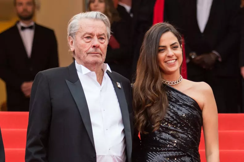Alain Delon și Anouchka Delon