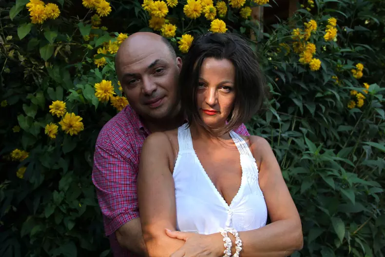 Constantin Zamfirescu cu soția