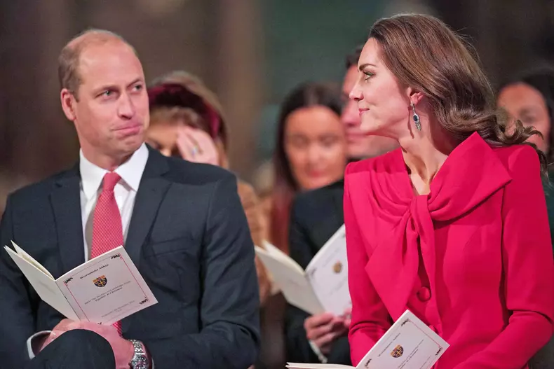 Kate Middleton și Prințul William în 2021