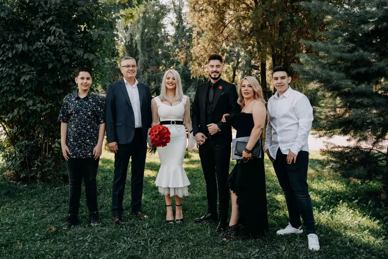 Cătălin Meşter şi soţia sa, Alina