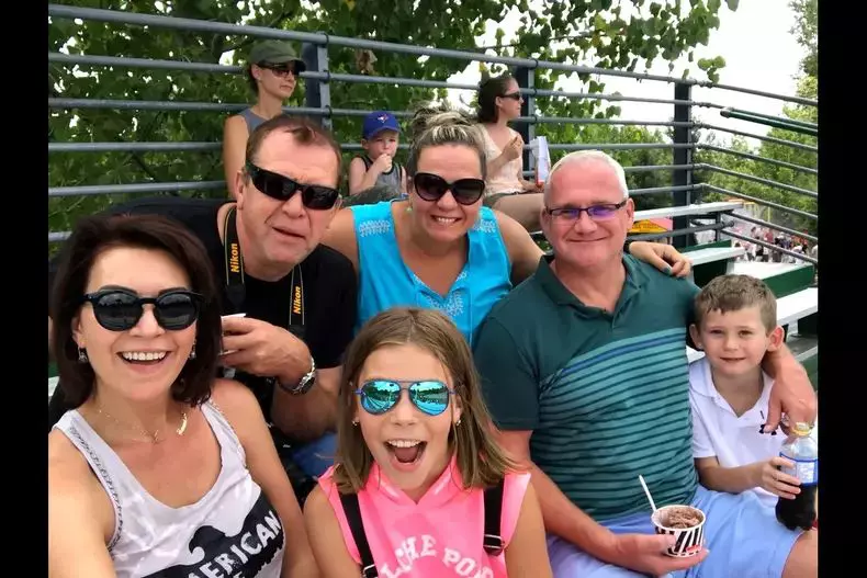 helmut duckadam cu familia