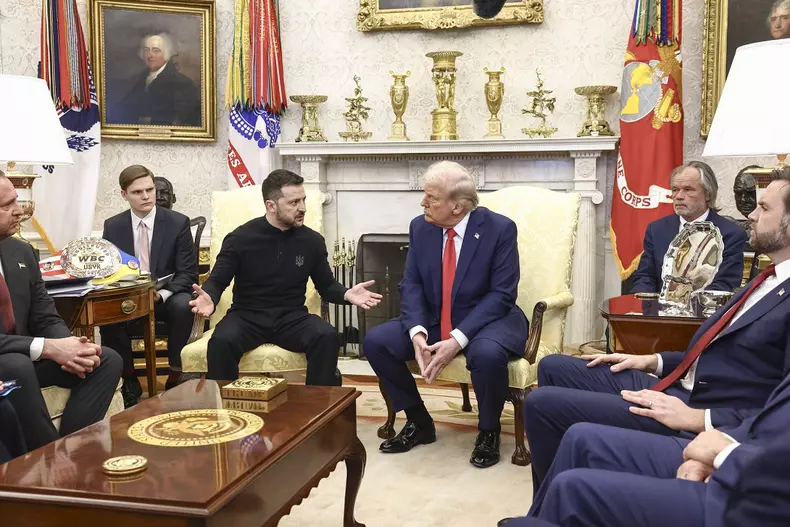 President Trump Meets Ukraine President Zelensky in Washington