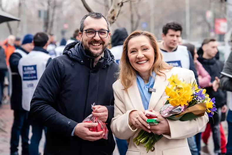 Vlad Voiculescu și Elena Lasconi