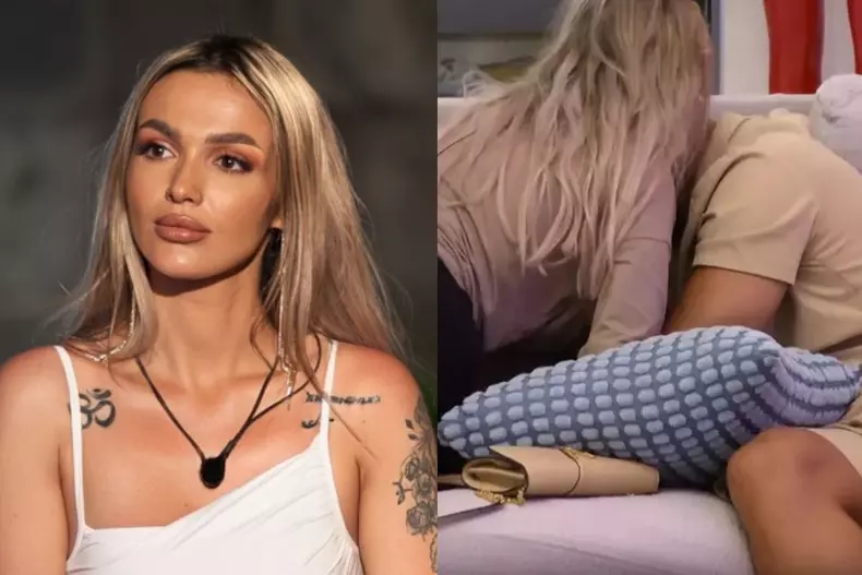 Colaj foto cu Ella Vișan și Teo de la Insula iubirii