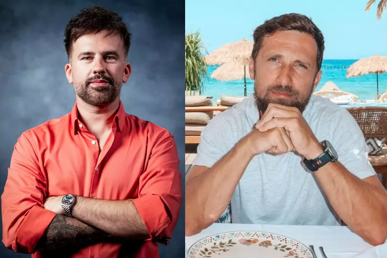 Colaj foto cu Florin Ristei și Dani Oțil