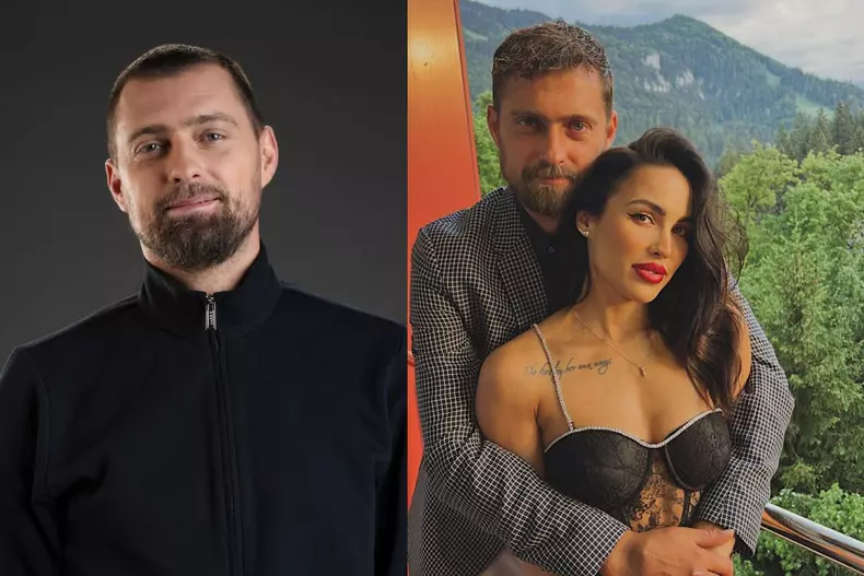 Colaj foto cu Gabi Tamaș și Ioana, soția lui