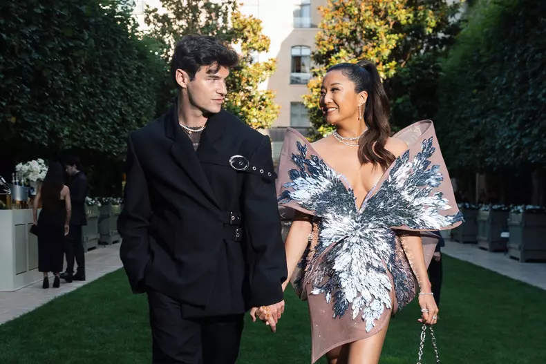 Cocktail Vogue World dans les jardins du palace Ritz Paris en amont du défilé de mode Vogue World Paris Haute-Couture automne-hiver 2024/2025 lors de la Fashion Week de Paris