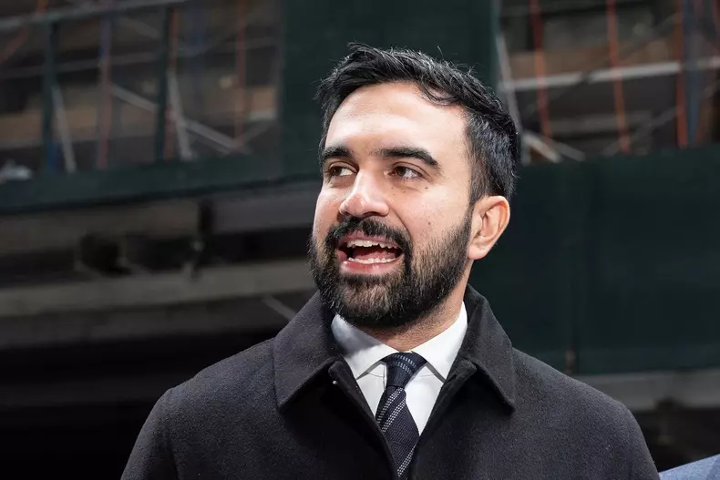 Mayoral Candidate Zohran Mamdani Campaign Stop in New York