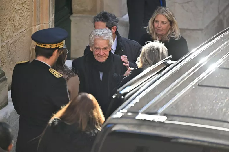 Saint Tropez, France. 07th Jan, 2026. Bernard d'Ormale arriving at Notre-Dame de l'Assomption church, for the funeral ceremony for late French actress Brigitte Bardot, in Saint-Tropez, southeastern France, on January 7, 2026. French film sensation Brigitt