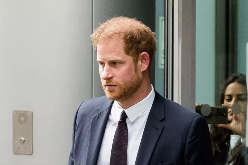 Prince Harry leaves from court after attending phone hacking case