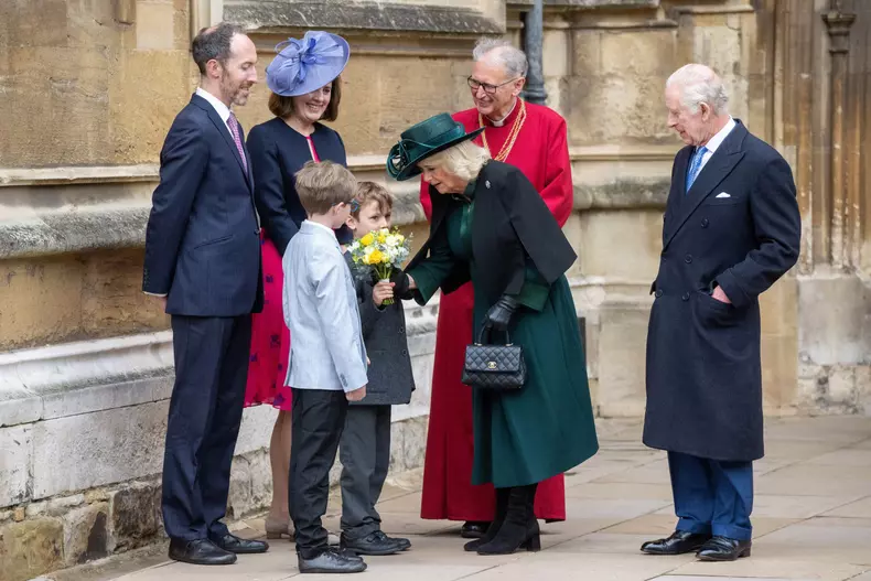 Regele Charles și regina Camilla, la slujba religioasă de Paște