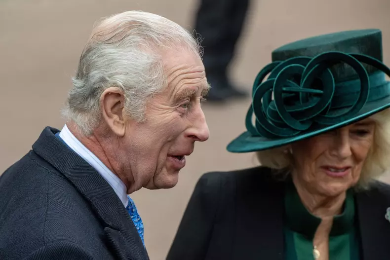 Regele Charles și regina Camilla, la slujba religioasă de Paște