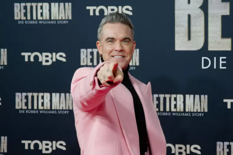 English Singer Robbie Williams