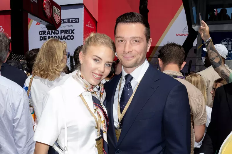 Jordan Bardella And Princess Maria Carolina Of Bourbon-Two Sicilies Attend Monaco Grand Prix With Family - 07 Jun 2026.